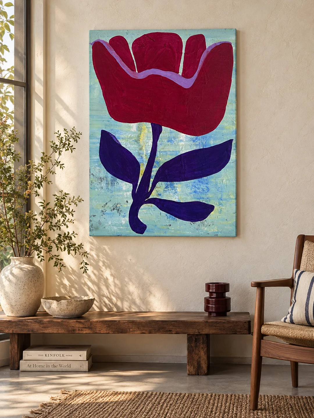 Midnight Floral Chorus | Neta Sarid | Paintings | Under 1000